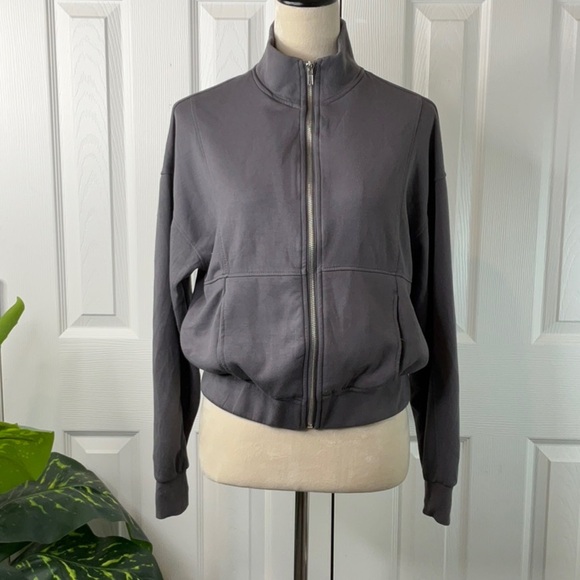 Better Together - Women's Zip Up Jacket Gray Size Small - Picture 2 of 9
